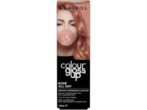 Product Description Enhance your existing colour or add vibrant tones - and add brilliant shine in one simple step. Clairol Colour Gloss Up, Temporary Colour Gloss. 130 ml is an in-shower deep conditioning treatment. Boost your colour and tone your hair in one step, made with rich conditioners with Shea Butter and Argan Oil and is easy to use. Just squeeze tube and leave on from 2 to 15 minutes. No Mix, No Damage. Ingredients Aqua/Water/Eau, Propylene Glycol, Cetearyl Alcohol, Behentrimonium Chloride, Steareth-20, Phenoxyethanol, Parfum/Fragrance, Glycerin, Isopropyl Alcohol, Mica, Polyquaternium-37, Potassium Phosphate, Benzyl Benzoate, Propylene Glycol Dicaprylate/Dicaprate, Argania Spinosa Kernel Oil, Butyrospermum Parkii (Shea) Butter, Hexyl Cinnamal, Titanium Dioxide, HC Red No. 10, Linalool, PPG-1 Trideceth-6, HC Red No. 11, Sodium Hydroxide, Limonene, Sorbitan Oleate, Acrylates/Stearyl Methacrylate Copolymer, Basic Violet 2, Basic Red 76, Basic Brown 17, HC Blue No. 16, Citric Acid, EDTA.