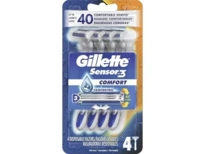 Gillette-Sensor3-Comfort-Men's-Disposable-4-razors