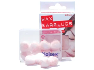 Noise-X-Earplugs-Wax-Cotton-6-Pairs