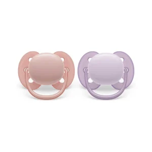 Philips-Avent-Ultra-Soft-Soother-For-Girl-0-6-Months-2-Pack