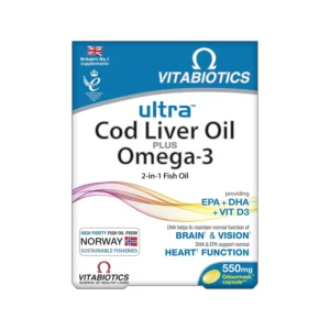 Vitabiotics-Ultra-Cod-Liver-Oil-60-Capsules