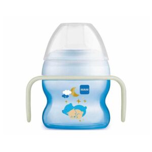 Mam-Starter-Cup-&-Glow-Handles-150ml,-Blue