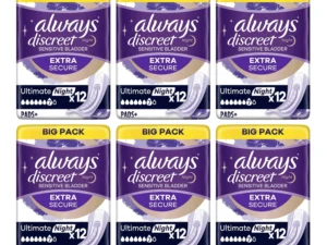 Always-Discreet-Ultimate-Night-12-Pads-(Pack-of-6)