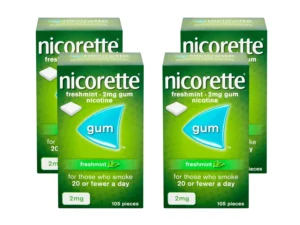 Nicorette-Chewing-Gum-2mg-Freshmint-105-Pieces-Pack-of-4