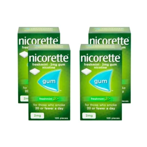 Nicorette-Chewing-Gum-2mg-Freshmint-105-Pieces-Pack-of-4